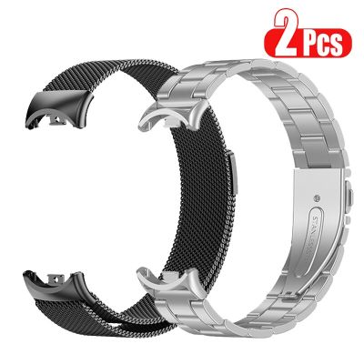 For Xiaomi Mi band 8 NFC Strap Magnetic loop For Xiaomi Smart Band 8 Metal Watchband Correa For band 8 Bracelets Replacement Docks hargers Docks Charg