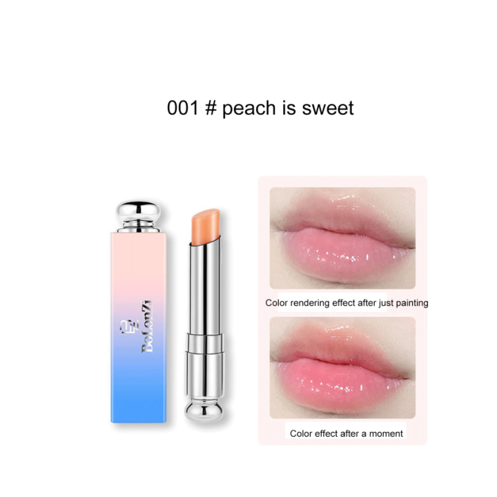 【Ready Stock】Lip Care Moisturizing Lipstick Discolored Lipstick Female ...