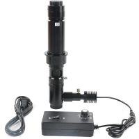 180X 300X 400X 1400X Coaxial Zoom Lens Shadow-free Coaxial Light C-mount Microscope Accessories For HDMI VGA USB Viedo Camera