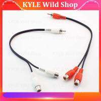 KYLE Wild Shop 3.5Mm Stereo Audio Male Jack To 2 Rca Female Socket To Headphone 3.5 Y Adapter Cable Audio Cables