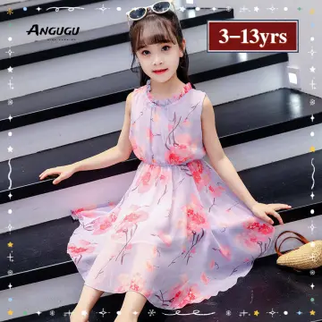 Váy bé gái mùa hè Váy quây cho bé lớn mặc mùa hè Hàn Quốc cho bé công chúa  Váy bé gái mùa hè 10 tuổi chân váy cho bé gái |