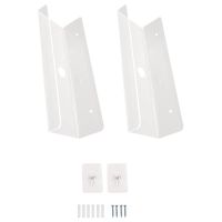 2PCS Clear Acrylic Wall Shelf Floating Book Shelves for Wall, Display Wall Shelves for Bathroom, Bedroom, Kitchen