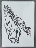 21*29Cm A Running Horse Template DIY Layering Stencils Wall Painting Scrapbook Coloring Embossing Album Decorative Card Templat Rulers  Stencils