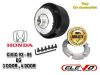 คอหนา H-3 คอพวงมาลัยแต่ง สำหรับรถรุ่น HONDA CIVIC 92-95 EG 3 ประตู ,4 ประตู ,เก๋ง ACCORD 94 (ไฟท้ายก้อนเดียว) รุ่นไม่มีแอร์แบค