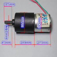 กระปุกเกียร์ความเร็วต่ำขนาดเล็กไฟฟ้ากระแสตรง3V-6V 14รอบต่อนาที-28รอบต่อนาทีมอเตอร์ลดความเร็วมอเตอร์เกียร์โมเดลรถยนต์ศิลปะชุดควบคุมแขนกลหุ่นยนต์