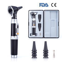 Professional Otoscopio Diagnostic Kit 8เคล็ดลับ Home Doctor ENT Ear Care Endoscope LED แบบพกพา Otoscope Ear Cleaner