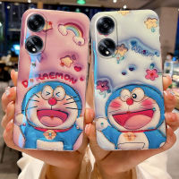 เคสOPPO A98 5G A78 A58 การ์ตูนโดราเอมอนน่ารักสามมิติซิลิโคนแบบนุ่มเคสโทรศัพท์ OPPO A98 5G เคสมือถือ