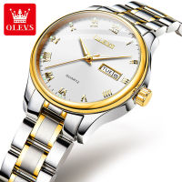 OLEVS 5568 Waterproof Great quality Dual calendar Watches For Women Alloy Strap Quartz Business Women Wristwatches Luminous