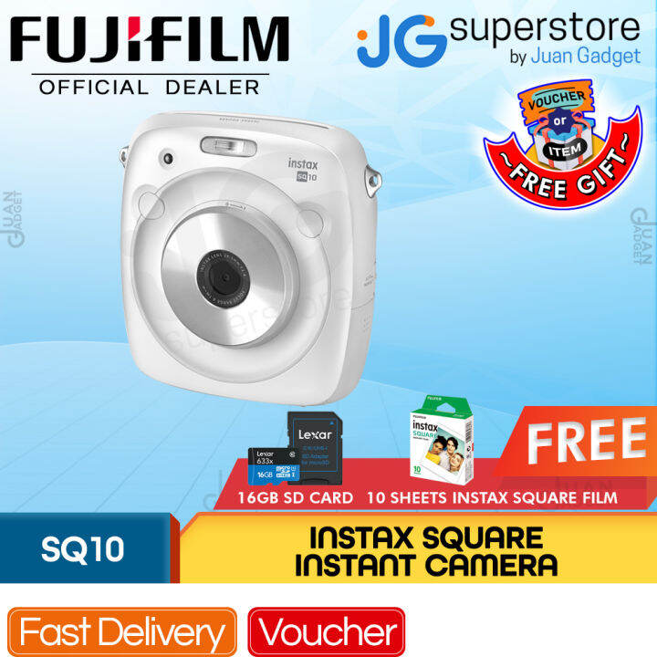 Fujifilm Instax Square SQ10 Hybrid Instant Camera White | JG