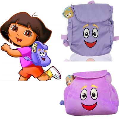 โปรสุดคุ้ม Dora The Explorer กระเป๋าเป้สะพายหลังผ้าไนล่อนลายแผนที่ Yummy! กระเป๋าเป้เกาหลี