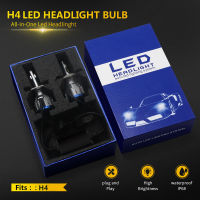 H4 LED รถจักรยานยนต์ไฟหน้าหลอดไฟ HB2ไฟ LED สกูตเตอร์แสง hilo 6000พันมอเตอร์จักรยานไฟหน้า DC 12โวลต์9003d รถยนต์หัวหลอดไฟ