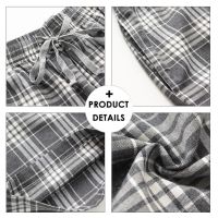 HIGH QUALITY Uni PLAID full cottonflannelette long pants (M - 6XL) Seluar Tidur Pelikat Dewasa