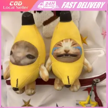 Cat in clearance a banana plush