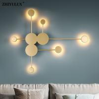 Simple Left Right Style New Modern LED Wall Lamps Living Dining Room Bedroom Bedside Hall Aisle Flats Bar Lights Indoor Lighting