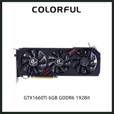 USED COLORFUL iGame GTX1660Ti Ultra 6GB GDDR6 192Bit GTX 1660 Ti Gaming Graphics Card GPU