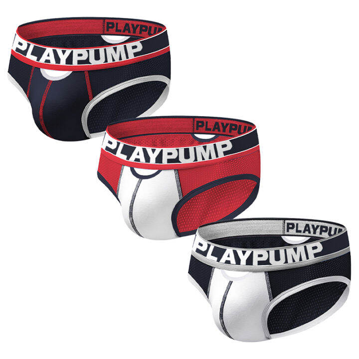 cmenin-playpump-3pcs-กางเกงในผ้าฝ้าย-jockstrap-กางเกงในชายกางเกงในชายเซ็กซี่ชุดชั้นในชายกางเกงในชาย-pp9111