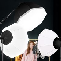 【CW】 Black panoramic octagonal soft box photography light equipment studio video shooting lighting light live beauty fill light