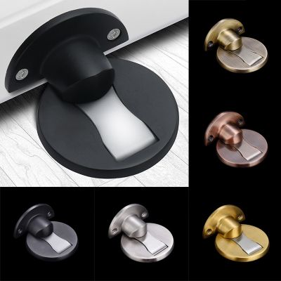 【CW】 Magnetic Door Stops 304 Stopper Holders Catch Floor free Doorstop Hardware