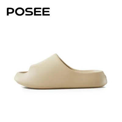 ✁ spkfg Posee 2023 NEW รู้สึกเหมือนเหยียบอึ รองเท้าแตะ พื้นหนา สําหรับผู้หญิง ใส่ข้างนอก รองเท้าแตะ ป้องกันการลื่นไถล ของใช้ในครัวเรือน สําหรับผู้ช
