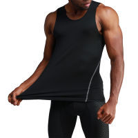 Fashion Clothes Men Gyms Tank Top Casual Mens Vest Fitness Abdomen Vest Basketball Training Bottoming Shirt Quick-drying Tops