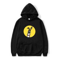 Teefs Graphic Hoodie Anime Cartoon Dog Print Hooded Sweatshirt Mens Hip Hop Oversized Sweatshirts Men Loose Sportswear Size XS-4XL