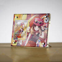 PTCG โปเกมอนการ์ดอิฐญี่ปุ่นฉบับการขยายตัวจิตรกรรมสีเขียวสำรวจยืนแสดงอะนิเมะตัวการ์ตูนอะคริลิ