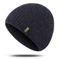 【YD】 Mens Knit Hats Soft Stretch Cuff Cap Warm Slouchy Beanie Hat Outdoor Riding  Knitted fOR