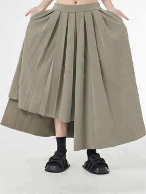 XITAO Skirt Black Asymmetrical Casual Women Skirt