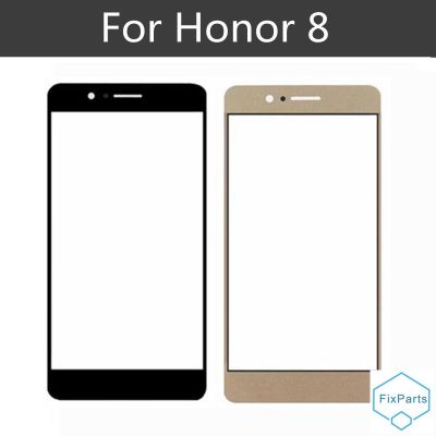สำหรับ Huawei Honor 8หน้าจอสัมผัสแผงแก้วทำให้เป็นดิจิตอลเซ็นเซอร์ทัชแพดชิ้นส่วนอะไหล่ซ่อมแผงกระจกหน้า