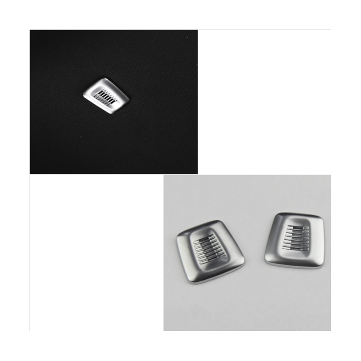 car-silver-decorative-horn-cover-trim-for-toyota-supra-2019-2021-accessories-kits