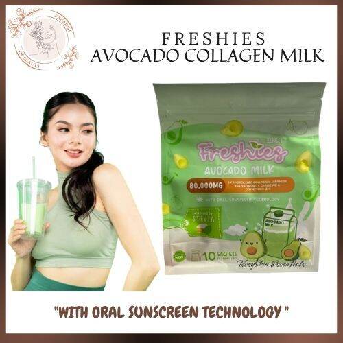 FRESHIES AVOCADO COLLAGEN DRINKS WITH 80,000mg Japan Glutathione