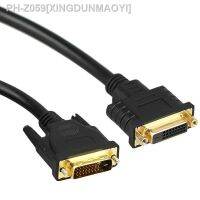 full 25Pin DVI-D 24 1 Male to Female Extenxion cable for Monitor 0.5M 1.5M 3M 5M