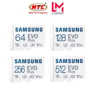 Thẻ nhớ MicroSDXC Samsung Evo Plus U3 A2 V30 64GB 128GB 256GB 512GB 130MB thumbnail