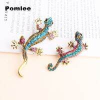 【YF】 Pomlee Colorful Lizard Brooches for Fashion Pins Jewelry Kids Accessories