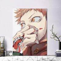 รูปภาพภาพพิมพ์ Hd Jujutsu Kaisen รูปภาพตกแต่งบ้านผ้าใบแบบแยกส่วนโปสเตอร์อนิเมะเด็กผู้ชายติดผนัง0706