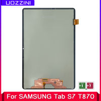 AAA คุณภาพสำหรับ Samsung Galaxy Tab S7 SM-T870 T875 T876B จอแสดงผล LCD Touch Screen Digitizer แผงเปลี่ยน11.0"