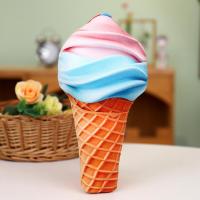 Ice Cream Plush Cute Summer Sweets Plush Pet Toy Different Flavors of Ice Cream to Choose From Dessert Throw Pillow Food Stuffed Gifts Hugging Pillow Seat Cushion for Kids value