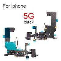 ตัวชาร์จไฟ Usb ด้านล่าง1ชิ้นสำหรับ Iphone 5 5S Se แท่นชาร์จเชื่อมต่อสายเคเบิลยืดหยุ่นกับส่วนที่เปลี่ยนไมค์