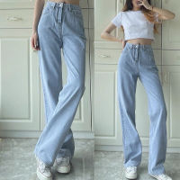Girls jeans กางเกงแฟชั่น กางเกงยีนส์ กางเกงยีนส์ผู้หญิง กางเกงขายาว ยีนส์ กางเกงยีนส์เกาหลี กางเกงเอวสูง