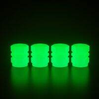 2/4pcs Universal Fluorescent Luminous Tire Valve Stem Covers Car Tire Valve Cap Green /Yellow/Blue/Red Fluorescent Powder