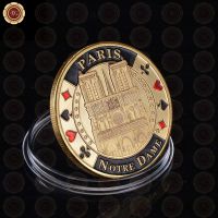【CC】❍┋  Notre Dame De Coin Gold Plated Commemorative Souvenir for Collection