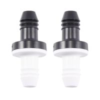 2Pcs 3/8 Inch 10Mm Inline Abs One Way Water Non Return Check Valve For Fuel Gas Liquid Air