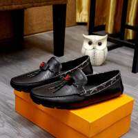 New Mens Thin Shoes Light Luxury Leisure Business Leather Shoes Peas Shoes Driving Shoes European Version Internet Hot Smart Guy