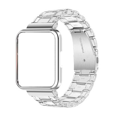 【LZ】 Clear Resin Strap Case Protector For Xiaomi Redmi Watch 2 Lite   Watchband For Mi Watch 2 Lite Bracelet Metal Cover Bumper frame