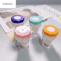 ENDPOINTS ปิดผนึก คุณภาพสูง เครื่องมือทำความสะอาดแบบหมุนได้ ใช้เอง สีลูกกวาด โปร่งใส น้ำยาทำความสะอาดคอนแทคเลนส์ อุปกรณ์ทำความสะอาด น้ำยาล้างคอนแทคเลนส์ กล่องใส่คอนแทคเลนส์