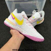 HOT Original ΝΙΚΕ LeBr0n NXXT Gen Fashion MenS Practical Basketball Shoes All Match Breathable And Cushioned Sports Shoes White Yellow