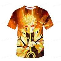 2023 Hot Summer Boys Naruto T-shirt Fashion Print Children Naruto Sasuke Kakashi T-shirt Boys Short Sleeve Boys Sets Clothing