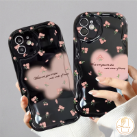 เคสนิ่มลายดอกไม้ผีเสื้อแฟนตาซีสีชมพูสำหรับ Oppo,เคสนิ่มสำหรับ A12 A17 A78 A52 A96 A9 A7 A38 A31 A98 A53 A16K A17k A5 Reno A15 8T