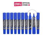 Bút dạ kính Deli - không xóa được - 2 đầu bút 2 kích cỡ ngòi
