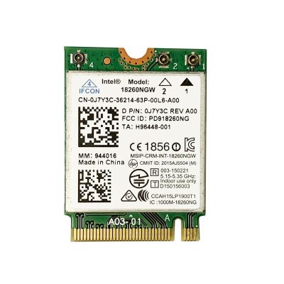 ใหม่สำหรับ Intel Tri-Band ไร้สาย AC 18260 18260NGW 867เมตร802.11ad WiGig 2.4/5GHz WIFI สำหรับบลูทูธ4.2 Windows7/8.1/10 LWK3825การ์ดเชื่อมต่อเครือข่าย